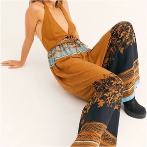 Free People wide leg jumpsuit